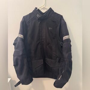 REV’IT Men's Black Motorcycle Jacket Size 05